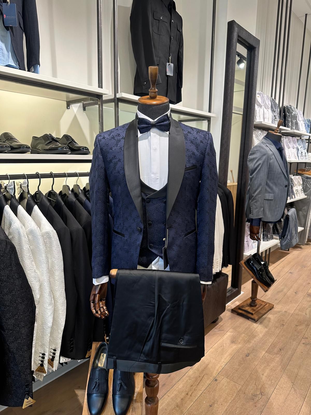 Luxe Formal Suit |navy blue